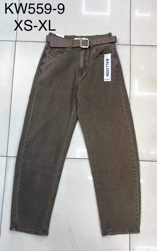 Spodnie damskie jeansy Roz 30-40, 1 Kolor Paczka 10 szt